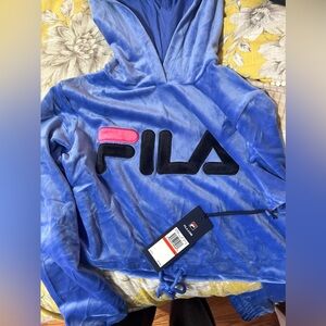 Fila cropped hoodie
